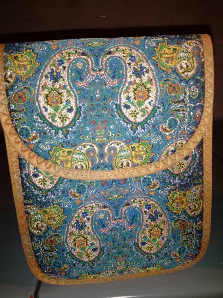 کیف ترمه مجلسی طرح قاجار