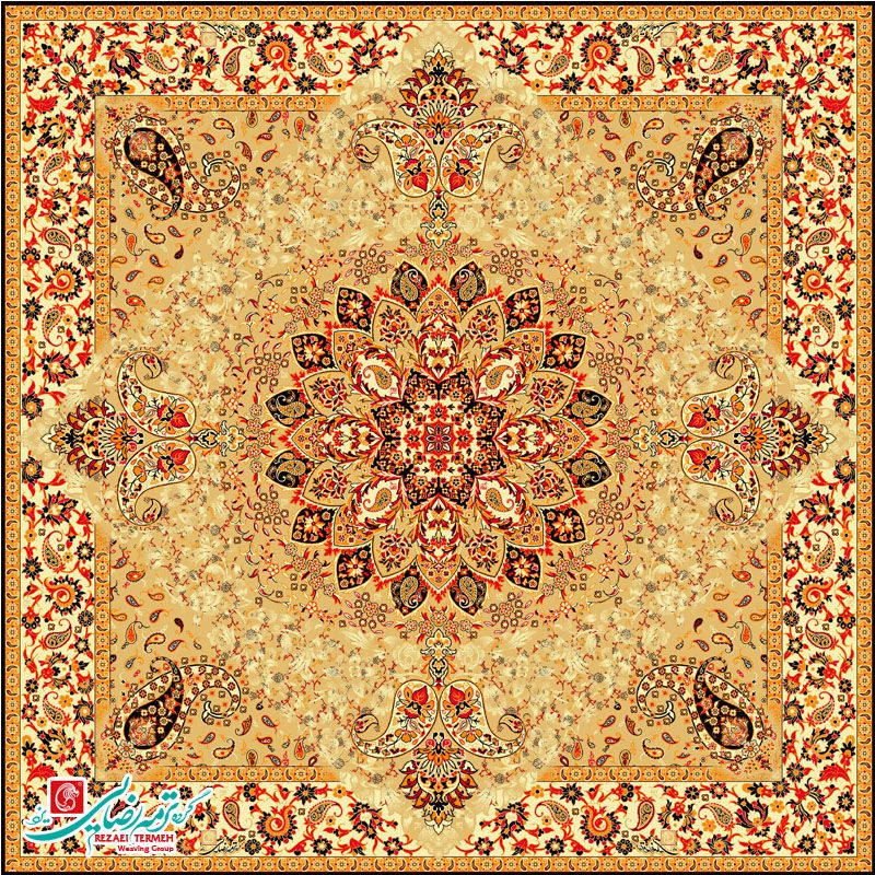 رومیزی ترمه مربع گلدیس