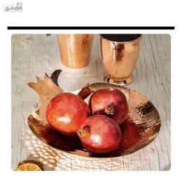 ظروف پذیرایی مسی انار