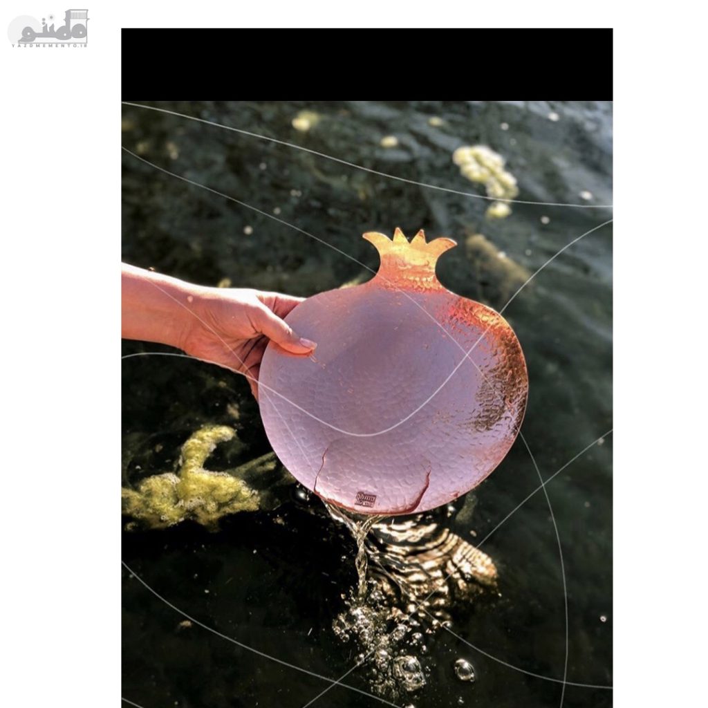 ظرف انار مسی