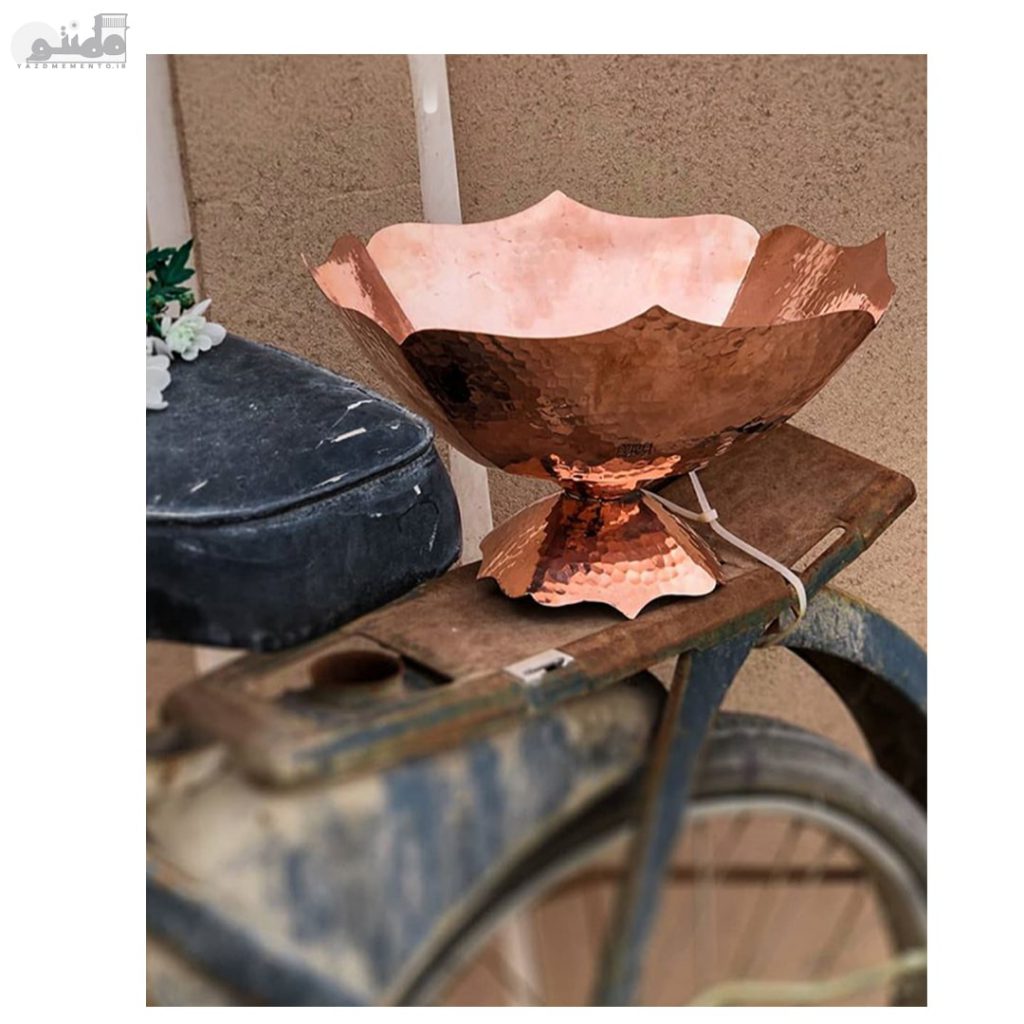 ظروف پذیرایی مسی قدیمی سلطنتی