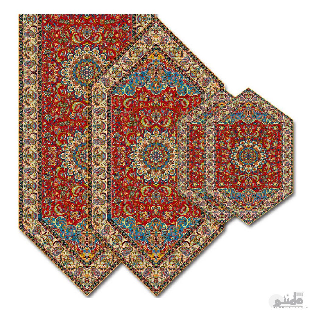 سرویس کامل رومیزی طرح صنم کد 531