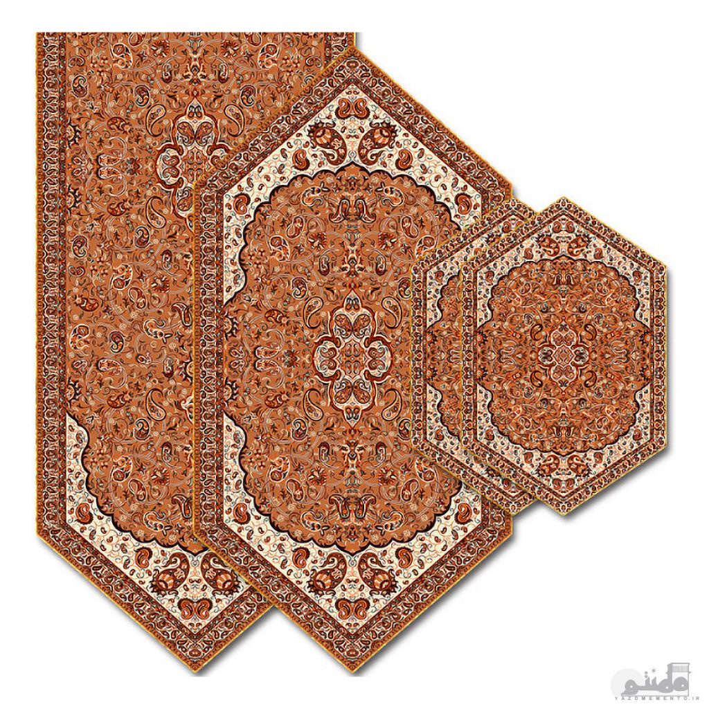 سرویس کامل رومیزی ترمه طرح شاه عباسی کد 805
