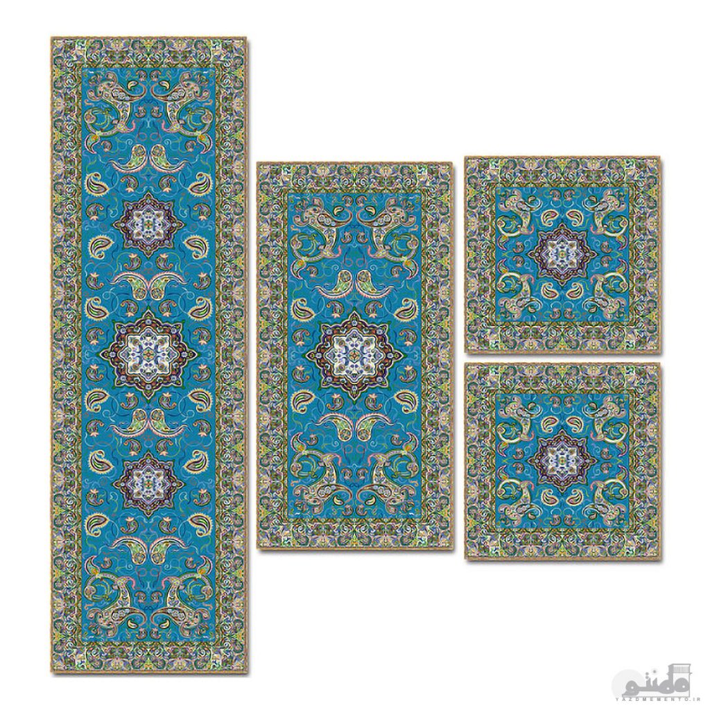 سرویس کامل رومیزی طرح شاهکار کد 915