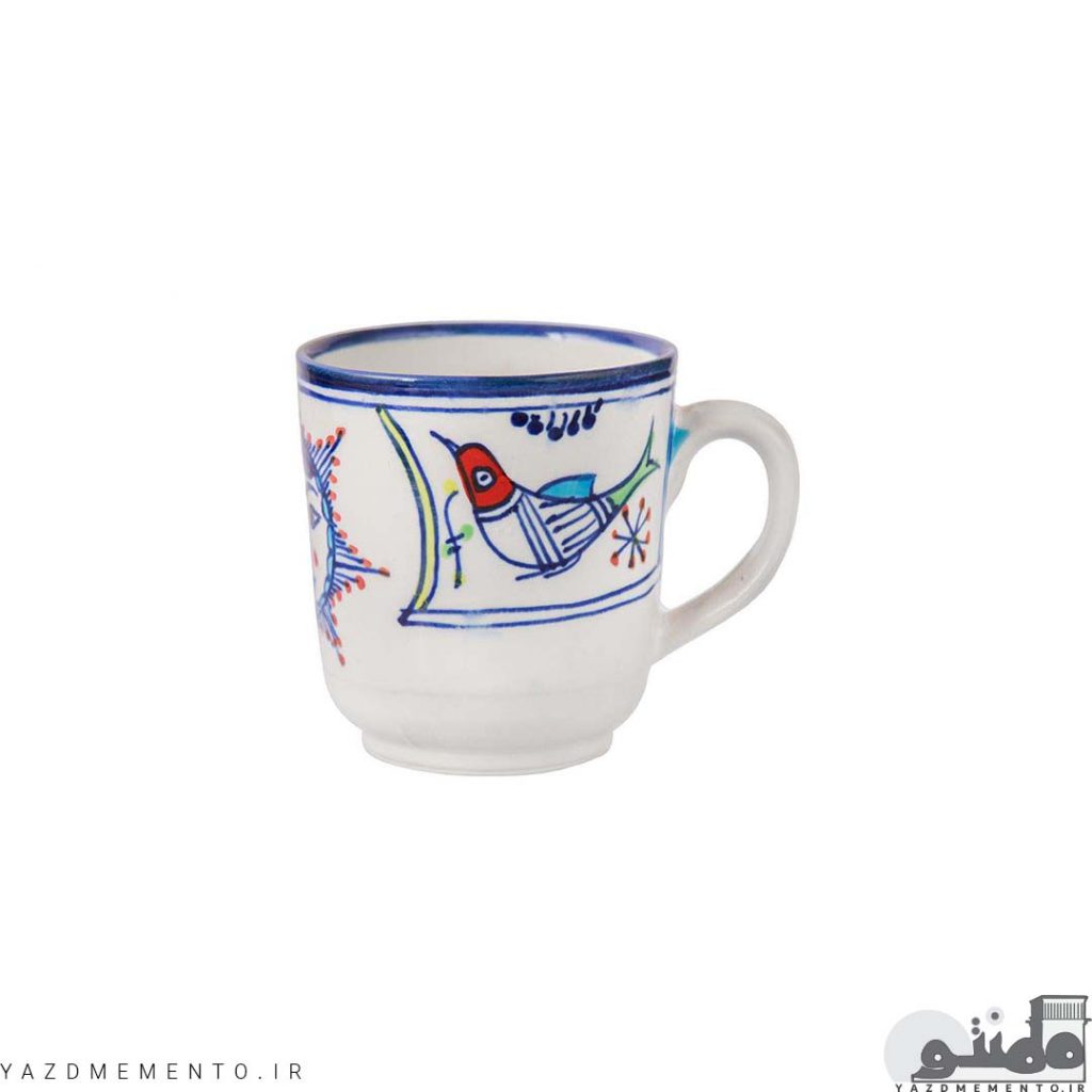 لیوان چینی طرح خورشیدی مجموعه 2 عددی