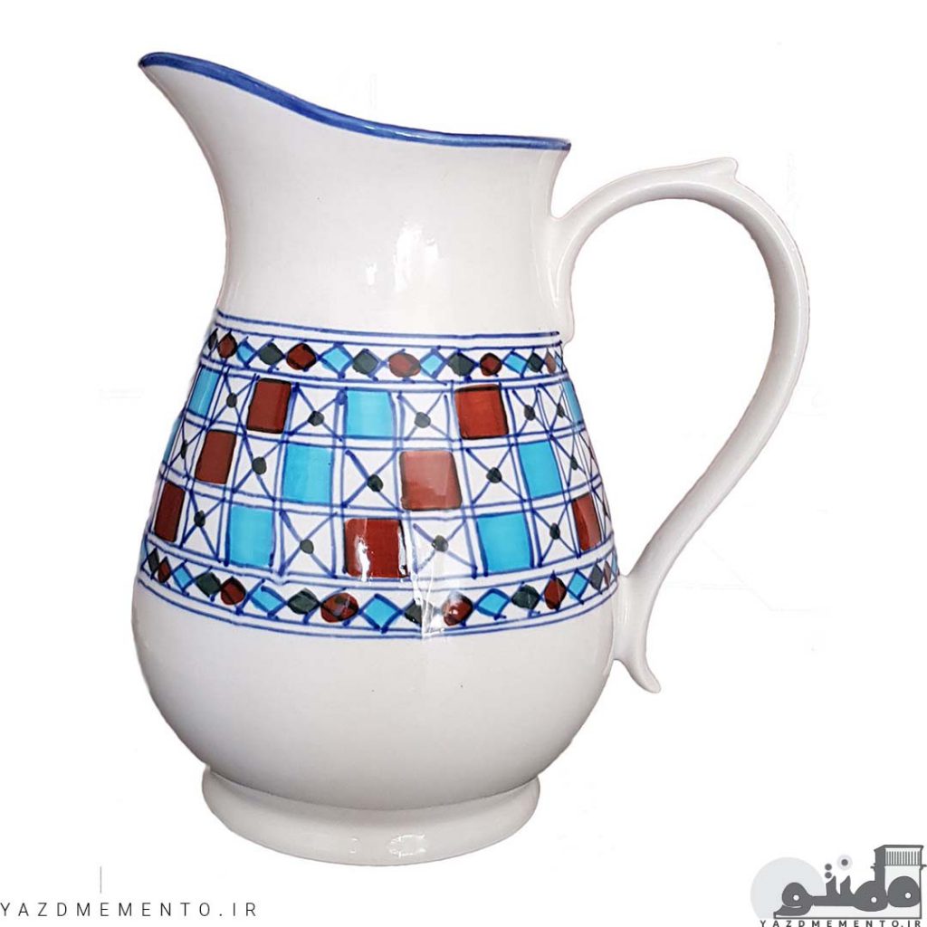 پارچ چینی طرح شطرنجی
