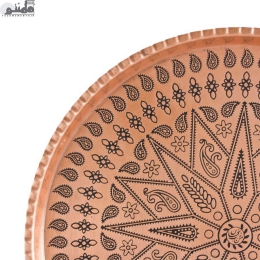 سینی مسی زنجان طرح گرد