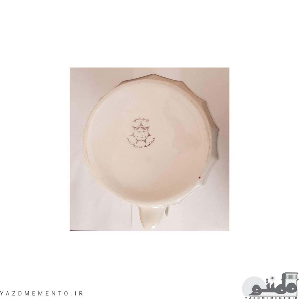 پارچ چینی طرح مرغی رنگی