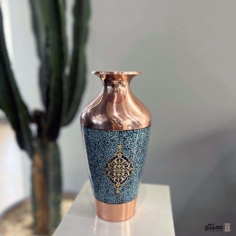 گلدان سلجوقی ترنج فیروزه کوبی آقاجانی