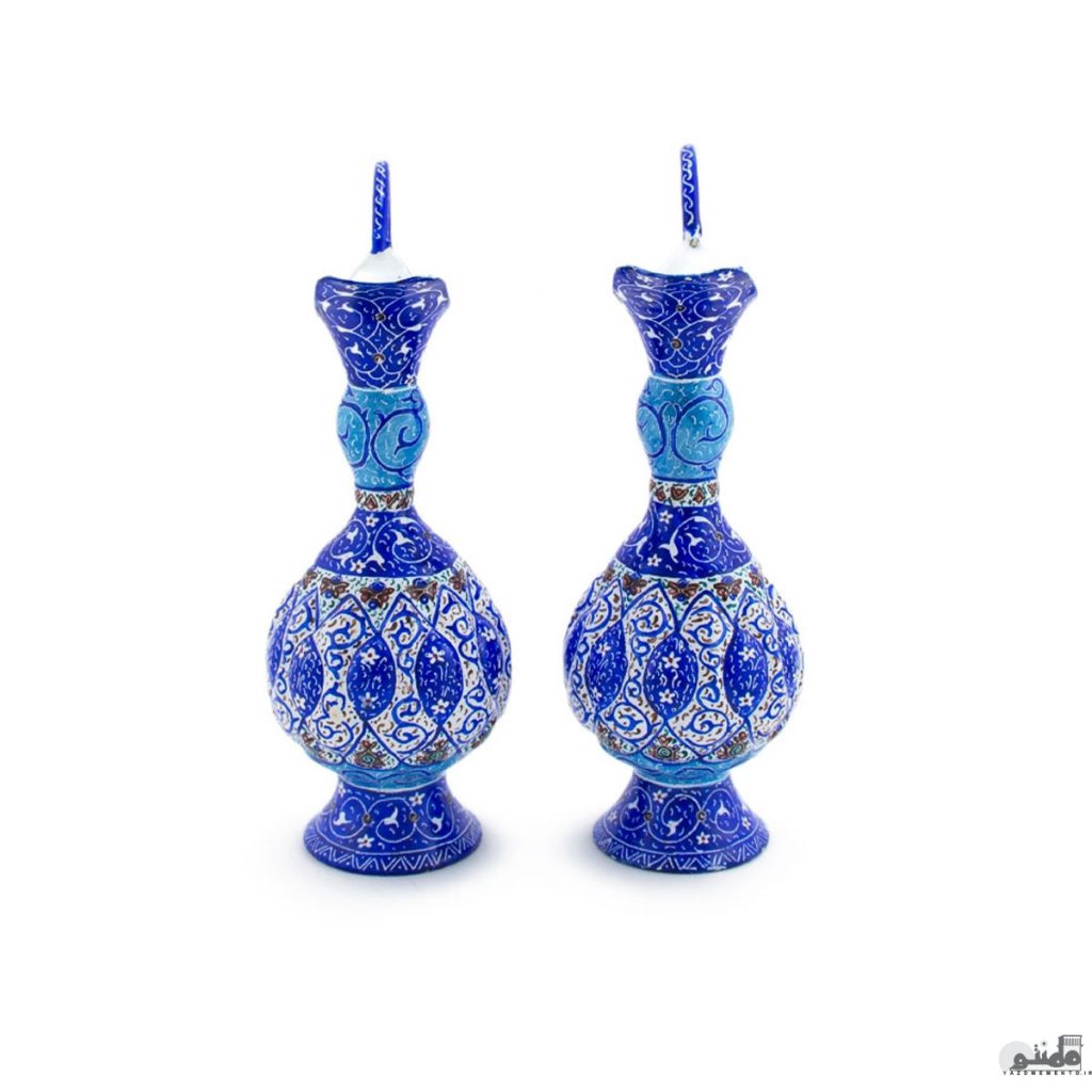 پارچ مسی میناکاری سایز 18 سانتیمتر