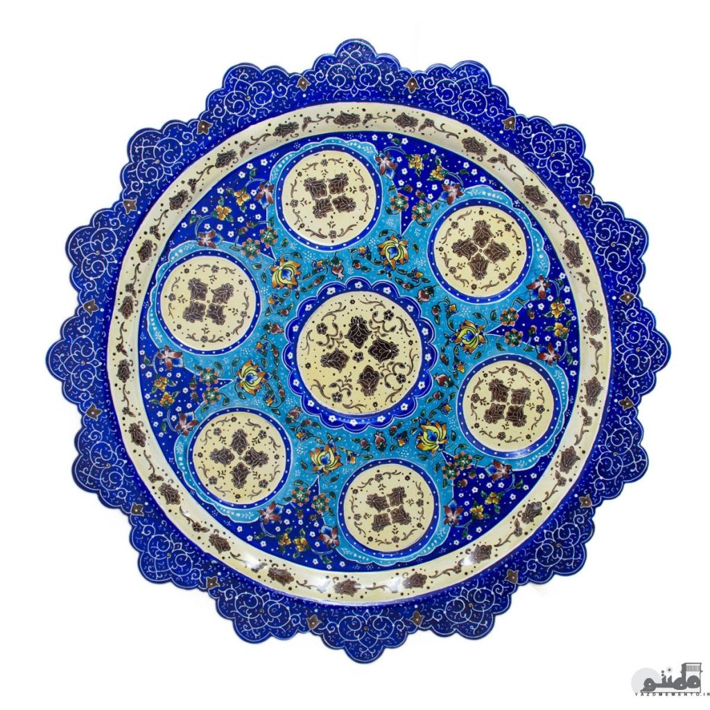 سرویس تنگ، جام و سینی میناکاری پرداز