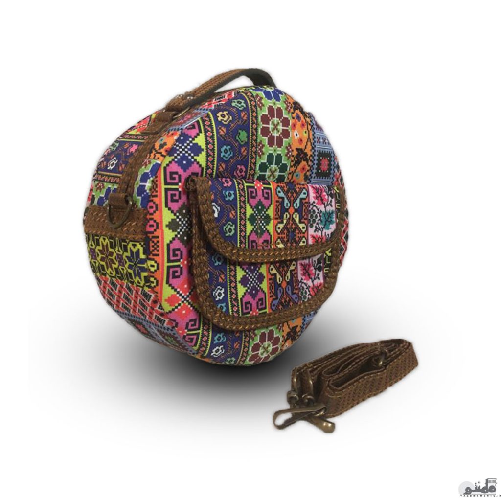 کیف ترمه گرد زنانه مدل دوشی کد 05