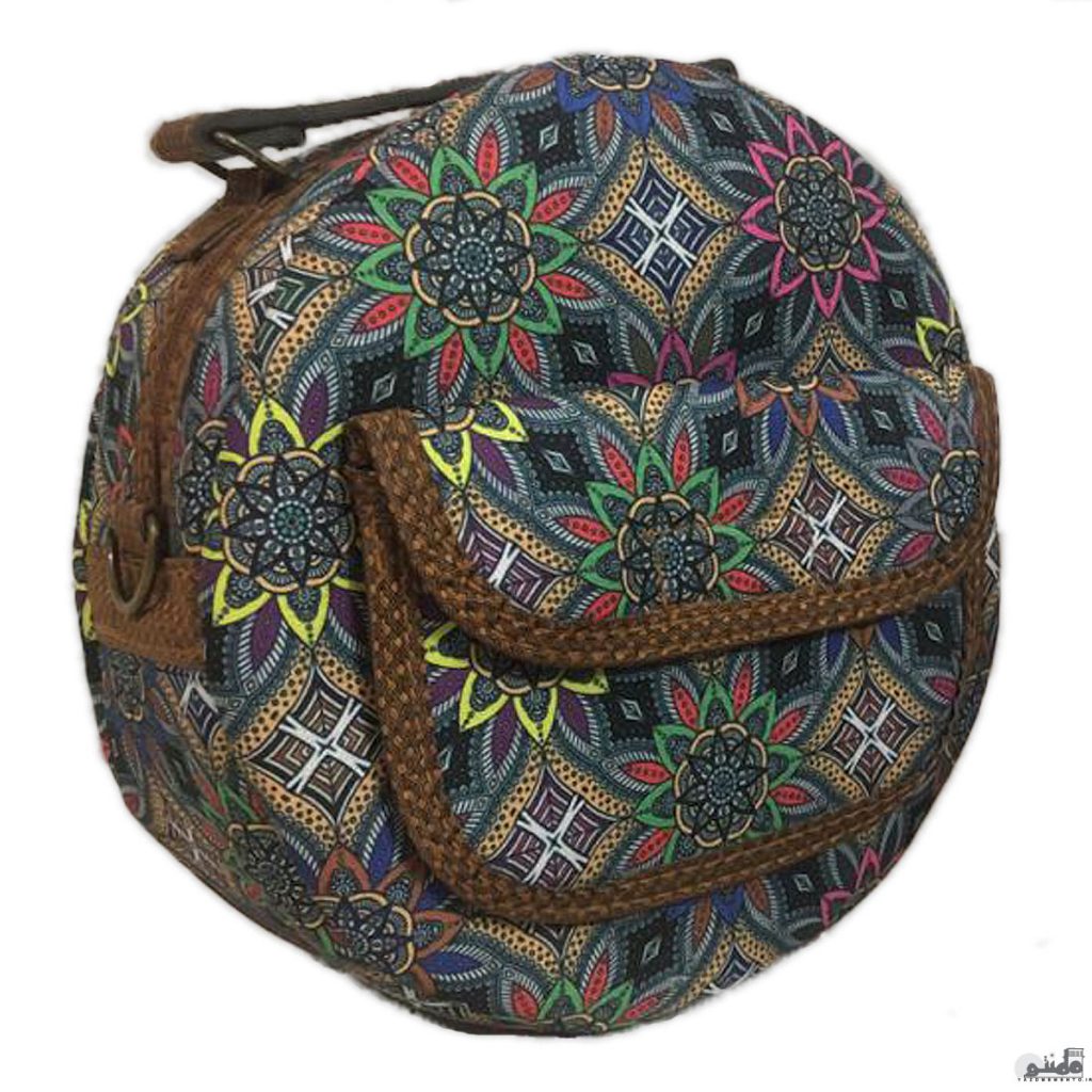 کیف ترمه گرد زنانه مدل دوشی کد 06