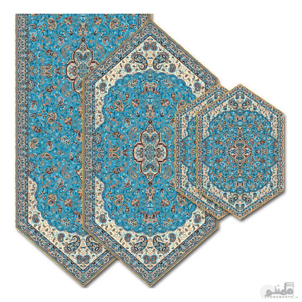 سرویس کامل رومیزی ترمه طرح شاه عباسی کد 807