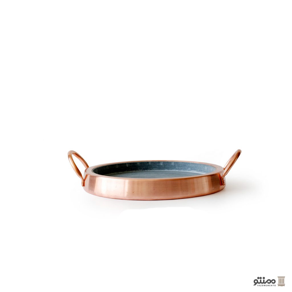 ماهیتابه سنگ و مس دسته دار