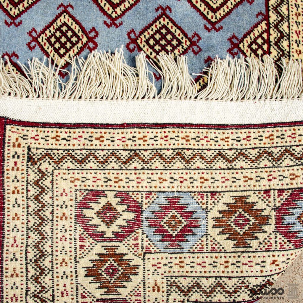 قالیچه دستباف ترکمن تمام پشم سایز ۱۷۰×۱۲۰