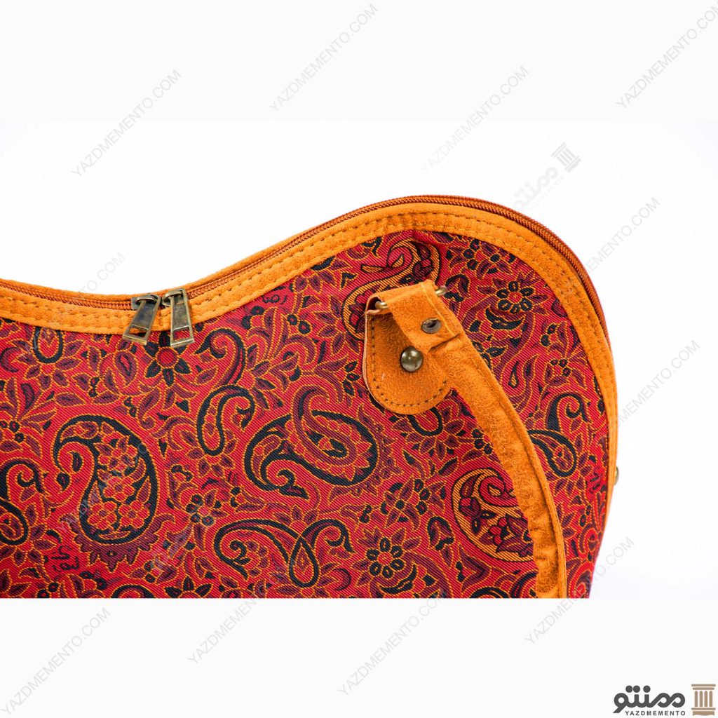 کیف ترمه طرح گلایول رنگ قرمز