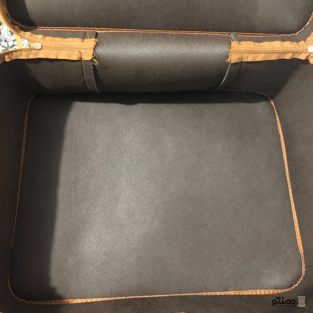 کیف ترمه سنتی رنگ آبی 35*30*20 سانتی متر