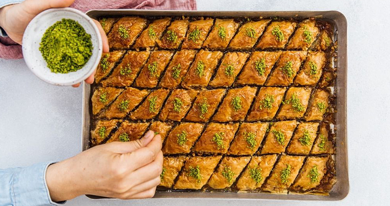 دستور پخت باقلوای یزدی
