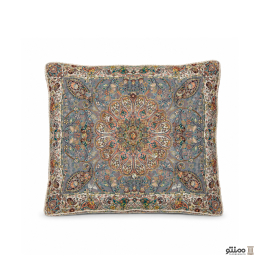 پشتی طوسی افشار زرشکی 2 عددی