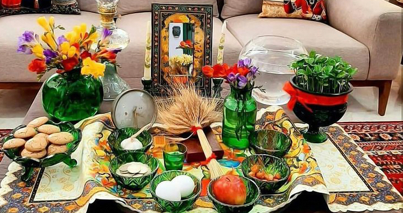 تزیین سفره هفت سین