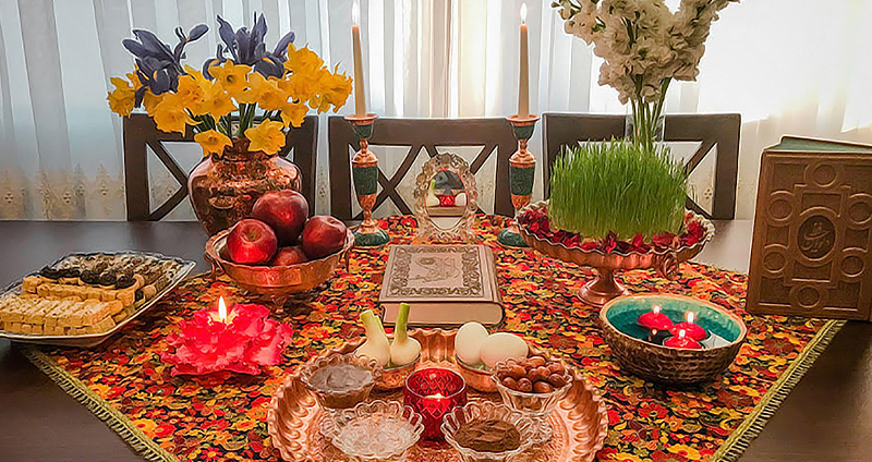 چیدن هفت سین سنتی
