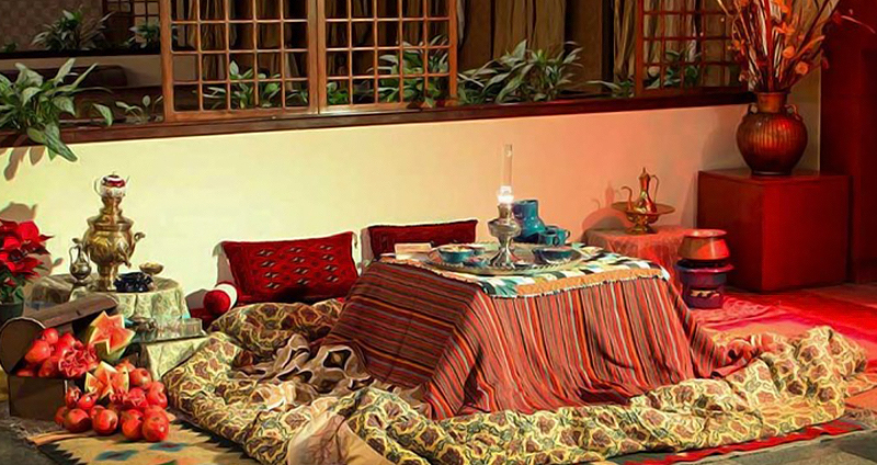 استفاده از کرسی در یلدا