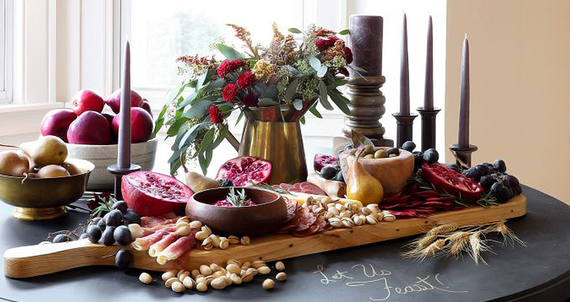 تزیین سفره شب یلدا مدرن