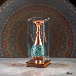 گلدان صراحی فیروزه کوبی 30 با جعبه