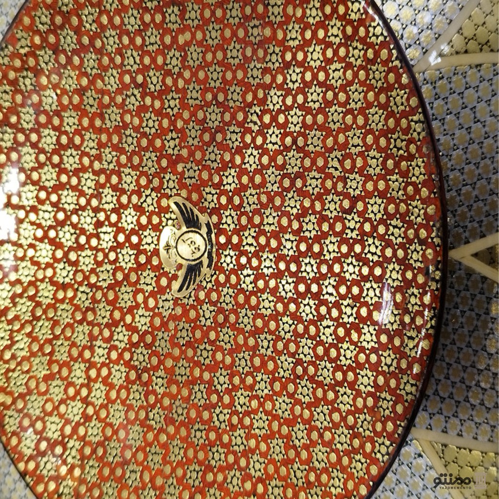 گلدان خاتم کاری ممتاز آقاجانی ارتفاع 30 کد KV1070