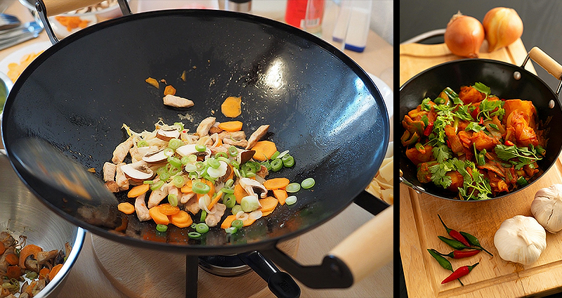 انواع تابه ووک