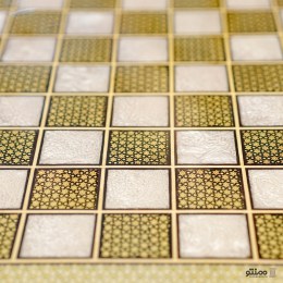 میز تمام خاتم نفیس شطرنج و تخته نرد آقاجانی ارتفاع 66