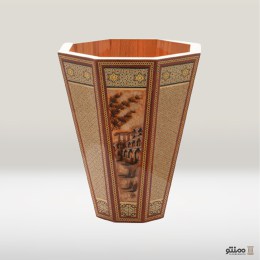 سطل خاتم آقاجانی هشت ضلعی اعلا ابنیه سایز 26