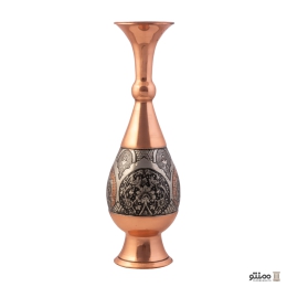 گلدان صراحی مدل گل و مرغ سایز 20