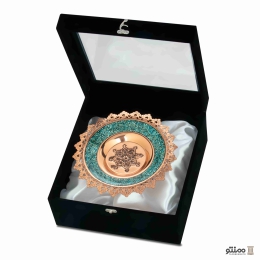 پک شیرینی خوری شبکه بری فیروزه سایز 2 همراه باکس جیر