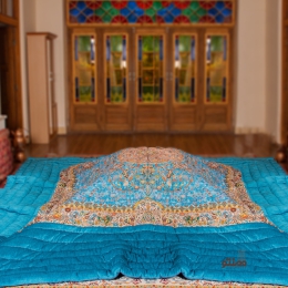 لحاف کرسی دست دوز عروس دوخت ریز