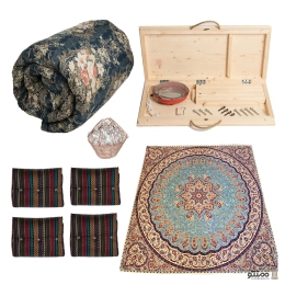 پک لحاف کرسی یلدا هلکو مری مجموعه 9 عددی سایز 3 در 3