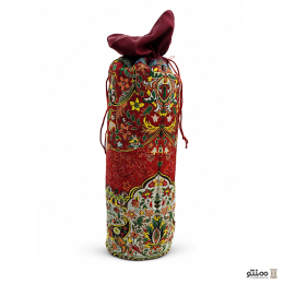 پک و کیف هدیه ترمه طرح افشار رنگ زرشکی