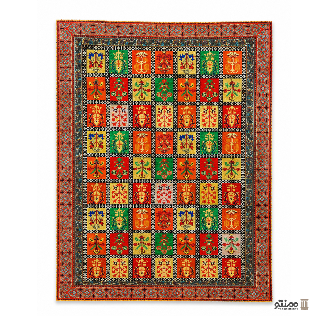 رومیزی مستطیل مخمل شانل